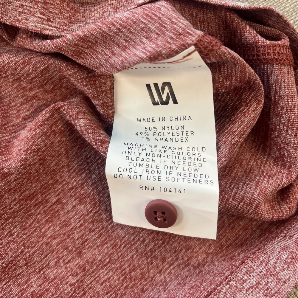 VRST Mens Circuit Seamless Golf Polo Desert Rust White MVG10039SD L NWT - Picture 7 of 9